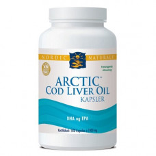 UDSOLGT Nordic Naturals - Arctic Cod Liver Oil 180 kapsler 